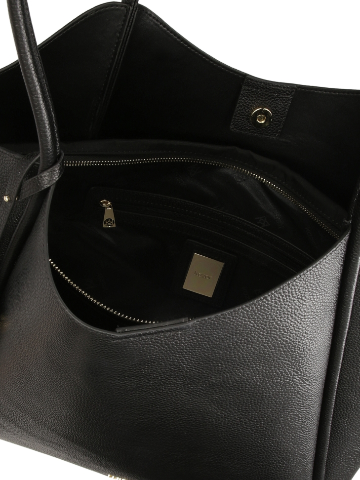 Grote leren schoudertas MILANI