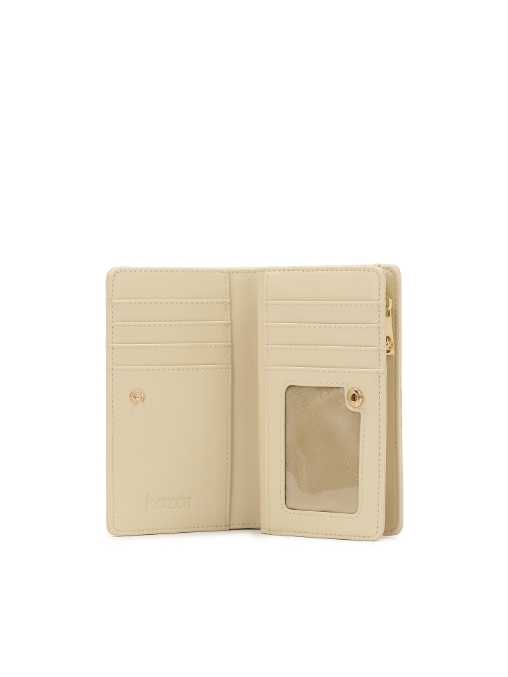 Leren portemonnee met opengewerkte decoratie ADORIA