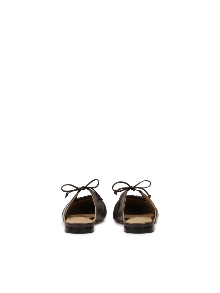 Donkerbruine glijbanen met gekreukt bovenwerk KS LUCITA