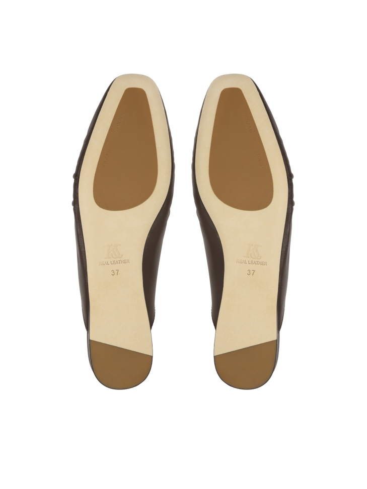 Donkerbruine glijbanen met gekreukt bovenwerk KS LUCITA