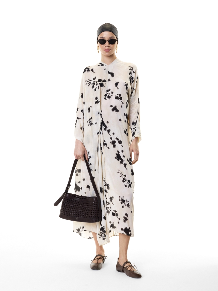 Leren ballerina's met bies en crinkle band KS AVRIL