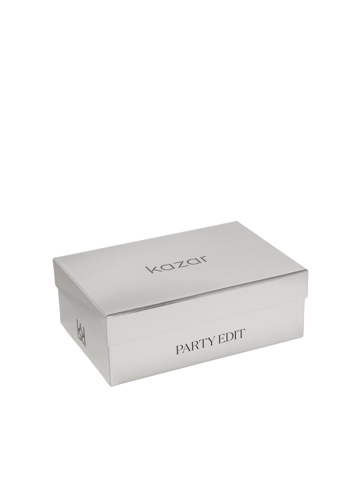 Kanten pumps met open teen KANA