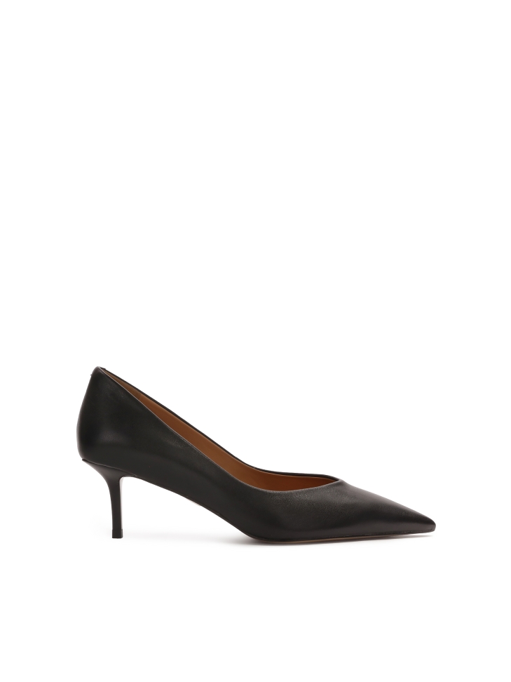 Klassieke zwarte pumps met spitse teen EVELISE
