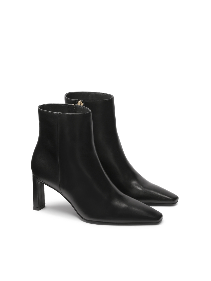 Leren laarzen met verlengde neus LAURYN