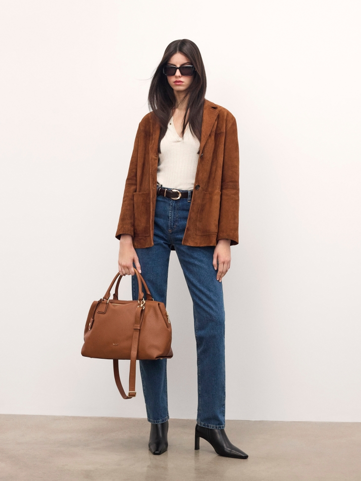 Leren laarzen met verlengde neus LAURYN