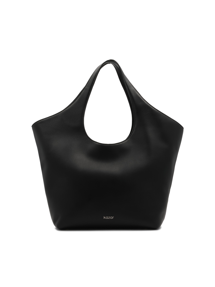 Grote leren schoudertas FOLA