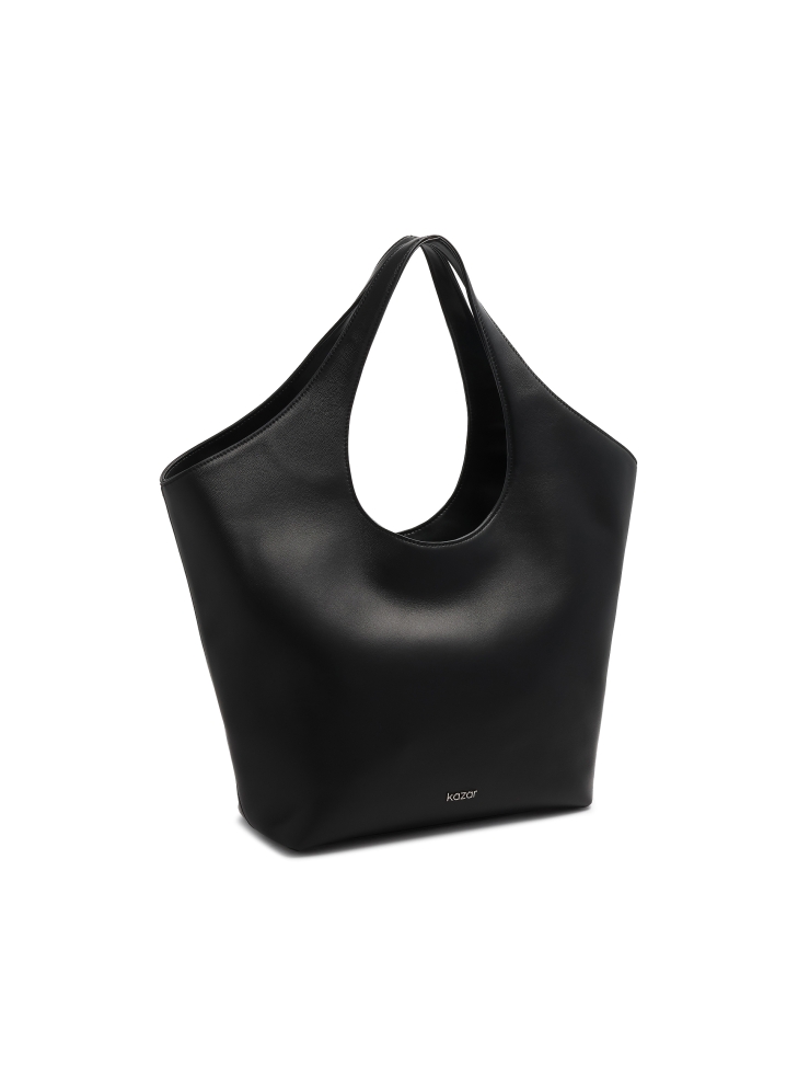 Grote leren schoudertas FOLA