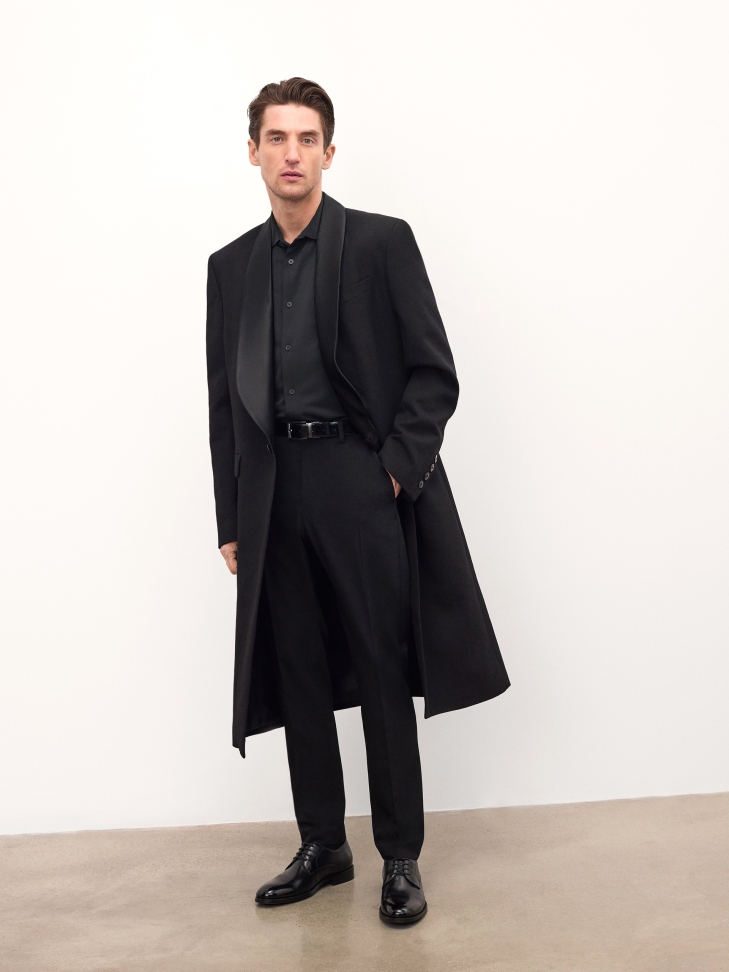 Zwarte leren schoenen OCTAVIOS