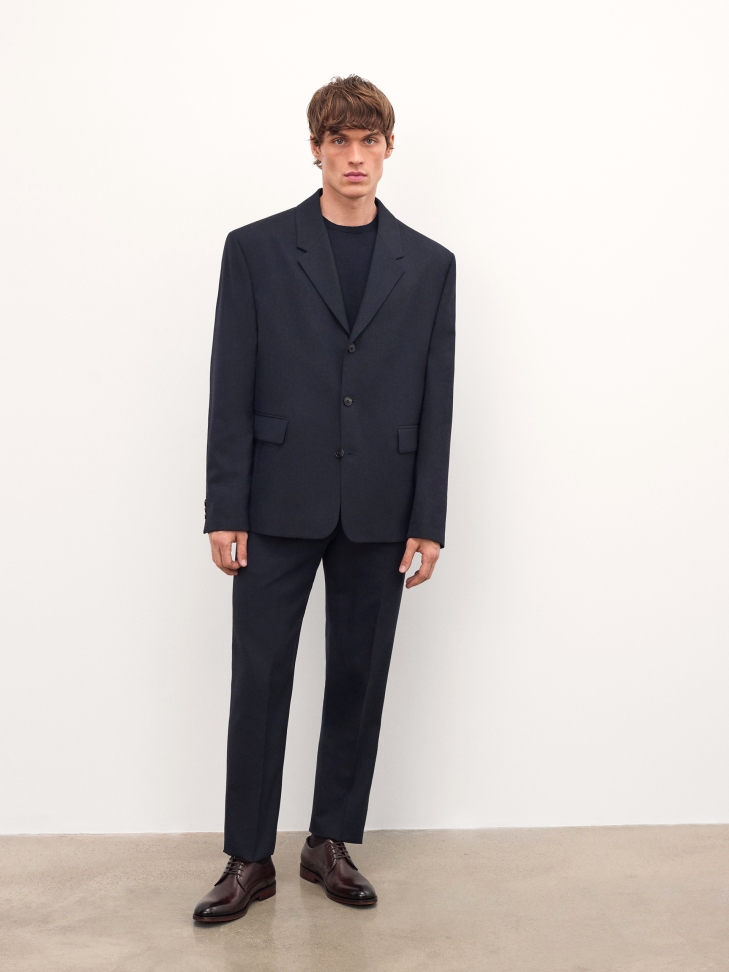 Elegante bruine zakelijke schoenen OCTAVIOS