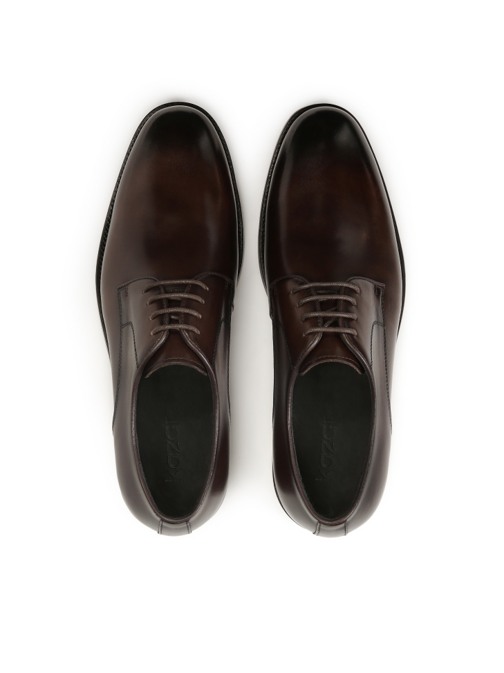 Elegante bruine zakelijke schoenen OCTAVIOS