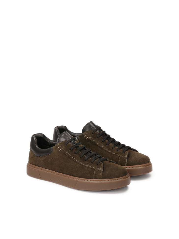 Khaki suède sneakers  SILVAN