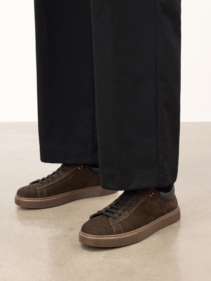 Khaki suède sneakers  SILVAN