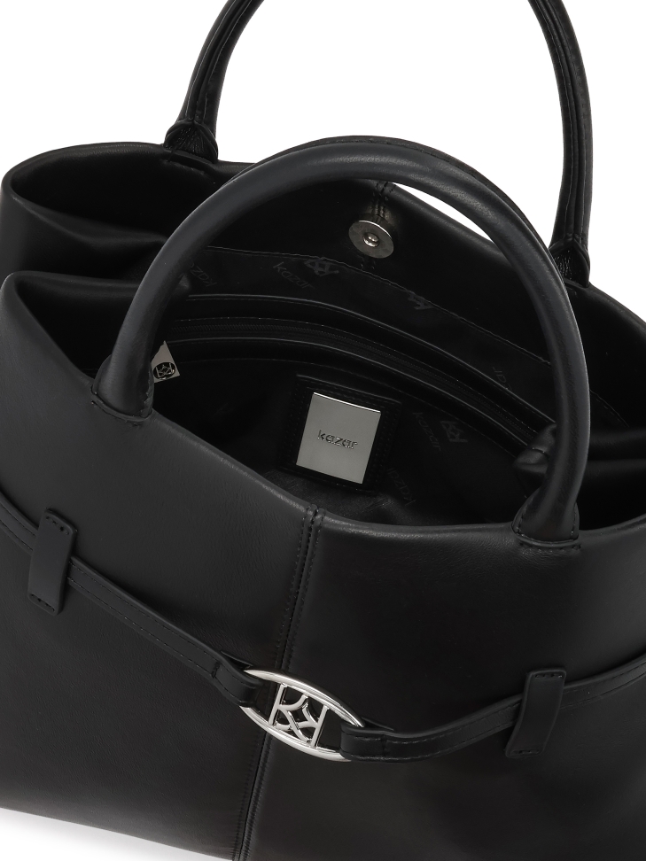 Elegante leren handtas  CATE