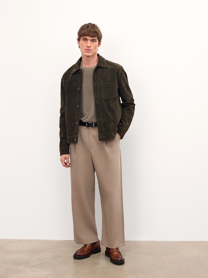 Bruine loafers op een dikkere zool CAMILIO