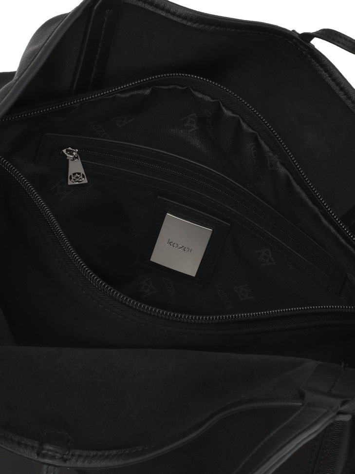 Leren handtas met uitneembaar inzetstuk ADENI