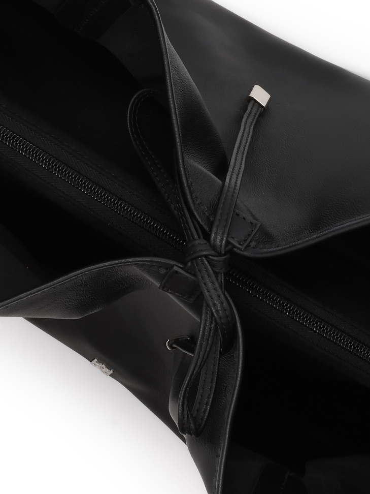 Leren handtas met uitneembaar inzetstuk ADENI