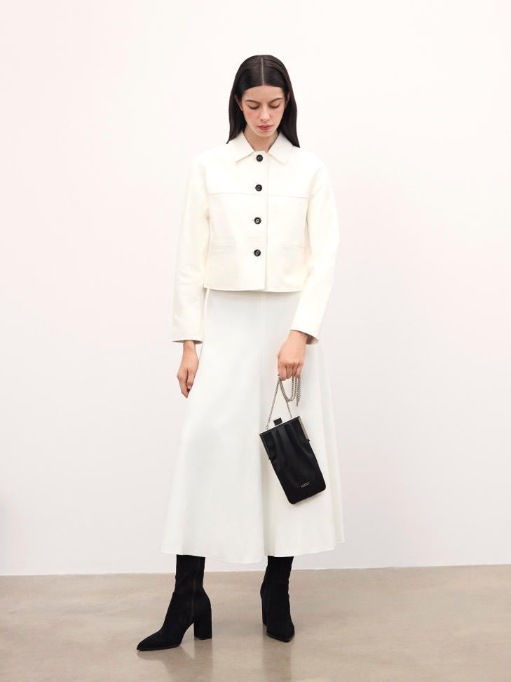 Avondtas van zwarte stof AIMEE