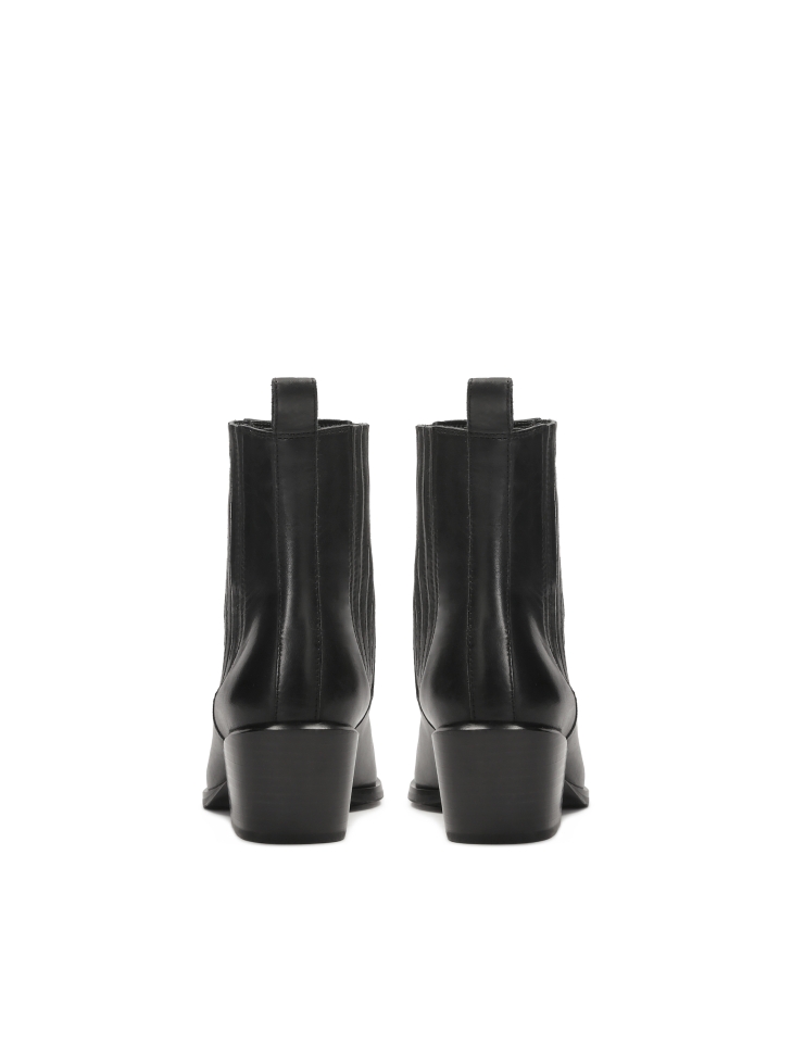 Leren laarzen met elastiek ERMINIA