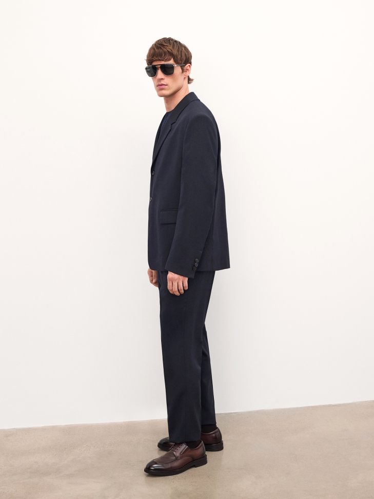 Bruine veterschoenen voor heren TIMONES