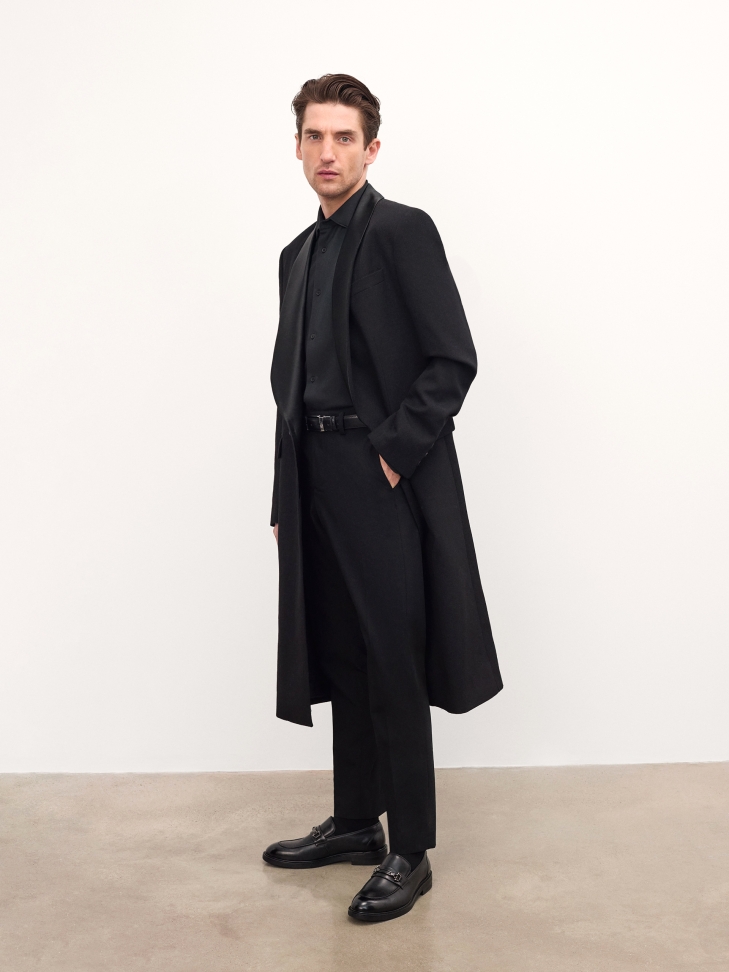 Elegante leren loafers met gesp TIMONES