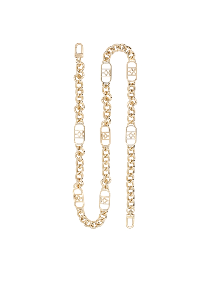 Gouden monogramtasjesketting RAYENA