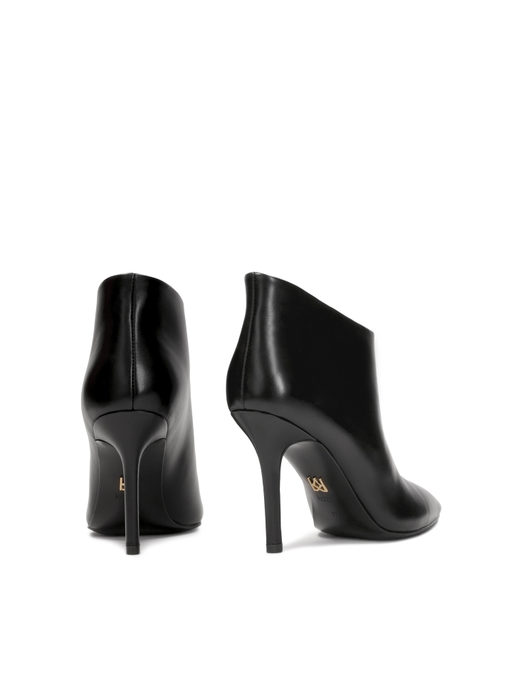 Zwarte laarzen met hoge naaldhakken MANTIDA