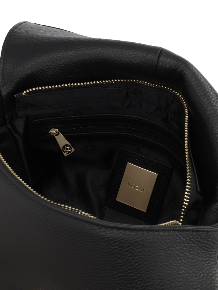 Leren rugzak met klep MELAINE