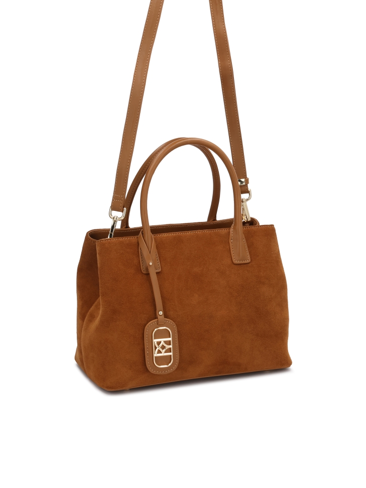 Suède handtas en schoudertas NOELLA S